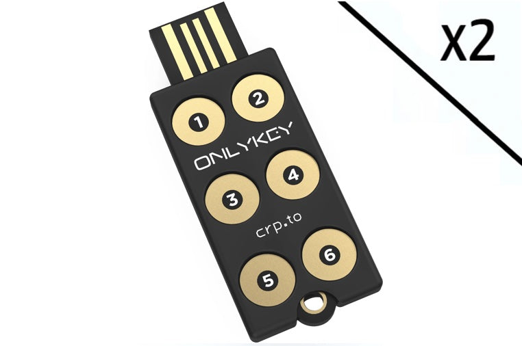 Two OnlyKey Starter Pack | ALWAYS HAVE A BACKUP